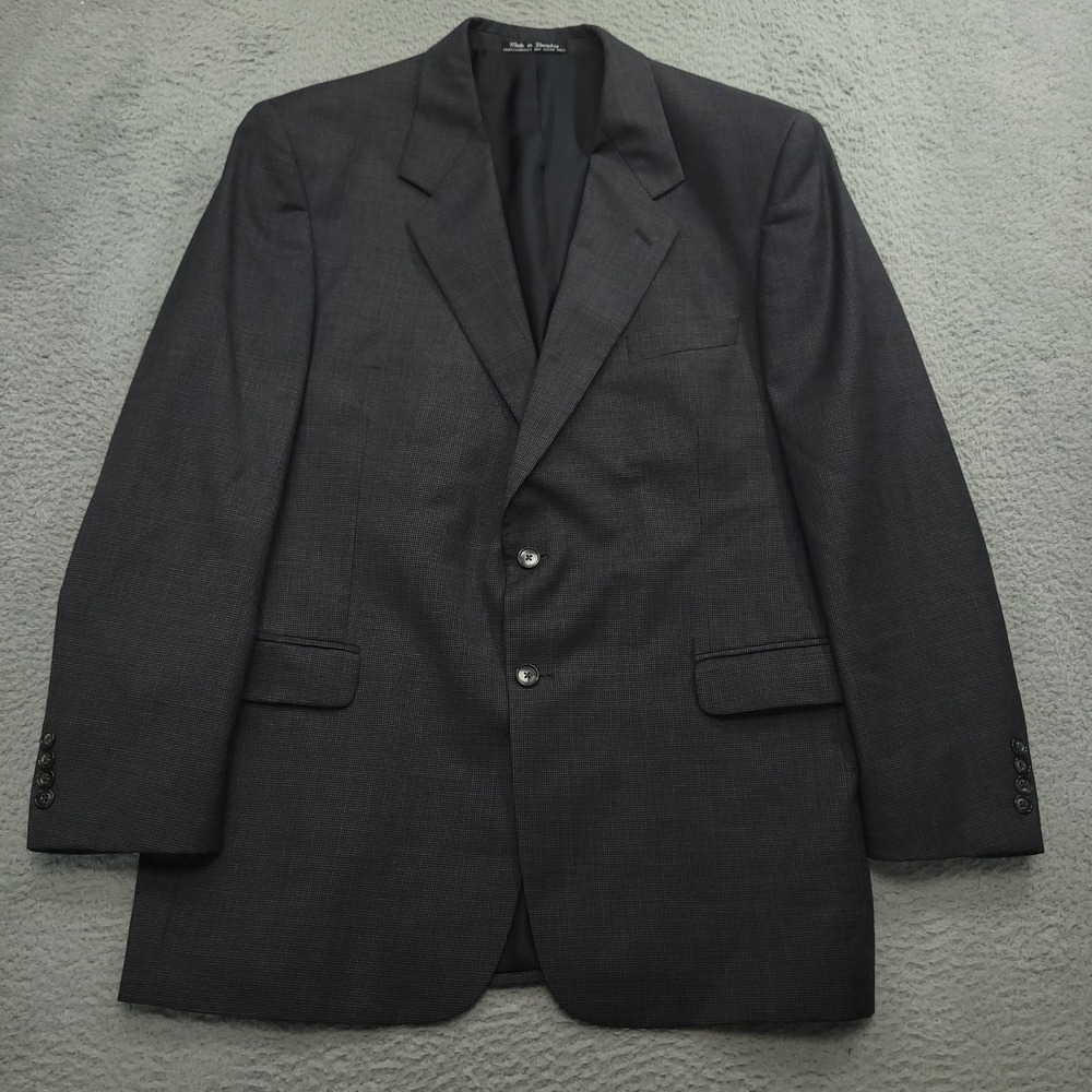 Daniel Gray Travel Concepts Mens 44L (42) Worsted Wool Blazer Sport‎ Coat Jacket